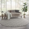 image:imageNourison Home Jubilant Grey 53 x 73 Area Rug  Easy Clean Non Shedding Bed Room Living Room Dining Room Kitchen 5 x 7Grey