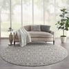 image:imageNourison Home Jubilant Grey 53 x 73 Area Rug  Easy Clean Non Shedding Bed Room Living Room Dining Room Kitchen 5 x 7Grey