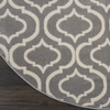 image:imageNourison Home Jubilant Grey 53 x 73 Area Rug  Easy Clean Non Shedding Bed Room Living Room Dining Room Kitchen 5 x 7Grey