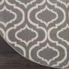 image:imageNourison Home Jubilant Grey 53 x 73 Area Rug  Easy Clean Non Shedding Bed Room Living Room Dining Room Kitchen 5 x 7Grey