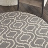 image:imageNourison Home Jubilant Grey 53 x 73 Area Rug  Easy Clean Non Shedding Bed Room Living Room Dining Room Kitchen 5 x 7Grey