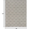 image:imageNourison Home Jubilant Grey 53 x 73 Area Rug  Easy Clean Non Shedding Bed Room Living Room Dining Room Kitchen 5 x 7Grey