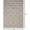 image:imageNourison Home Jubilant Grey 53 x 73 Area Rug  Easy Clean Non Shedding Bed Room Living Room Dining Room Kitchen 5 x 7Grey