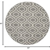 image:imageNourison Home Jubilant Grey 53 x 73 Area Rug  Easy Clean Non Shedding Bed Room Living Room Dining Room Kitchen 5 x 7Grey