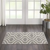 image:imageNourison Home Jubilant Grey 53 x 73 Area Rug  Easy Clean Non Shedding Bed Room Living Room Dining Room Kitchen 5 x 7Grey