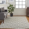 image:imageNourison Home Jubilant Grey 53 x 73 Area Rug  Easy Clean Non Shedding Bed Room Living Room Dining Room Kitchen 5 x 7Grey