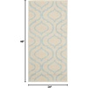 image:imageNourison Home Jubilant Grey 53 x 73 Area Rug  Easy Clean Non Shedding Bed Room Living Room Dining Room Kitchen 5 x 7Ivory Blue