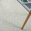 image:imageNourison Home Jubilant Grey 53 x 73 Area Rug  Easy Clean Non Shedding Bed Room Living Room Dining Room Kitchen 5 x 7Ivory Blue