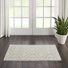 image:imageNourison Home Jubilant Grey 53 x 73 Area Rug  Easy Clean Non Shedding Bed Room Living Room Dining Room Kitchen 5 x 7Ivory Blue