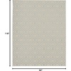 image:imageNourison Home Jubilant Grey 53 x 73 Area Rug  Easy Clean Non Shedding Bed Room Living Room Dining Room Kitchen 5 x 7Ivory Blue