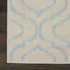 image:imageNourison Home Jubilant Grey 53 x 73 Area Rug  Easy Clean Non Shedding Bed Room Living Room Dining Room Kitchen 5 x 7Ivory Blue