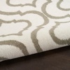 image:imageNourison Home Jubilant Grey 53 x 73 Area Rug  Easy Clean Non Shedding Bed Room Living Room Dining Room Kitchen 5 x 7Ivory Green