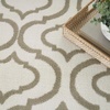 image:imageNourison Home Jubilant Grey 53 x 73 Area Rug  Easy Clean Non Shedding Bed Room Living Room Dining Room Kitchen 5 x 7Ivory Green