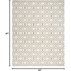 image:imageNourison Home Jubilant Grey 53 x 73 Area Rug  Easy Clean Non Shedding Bed Room Living Room Dining Room Kitchen 5 x 7Ivory Green