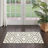 image:imageNourison Home Jubilant Grey 53 x 73 Area Rug  Easy Clean Non Shedding Bed Room Living Room Dining Room Kitchen 5 x 7Ivory Green