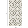 image:imageNourison Home Jubilant Grey 53 x 73 Area Rug  Easy Clean Non Shedding Bed Room Living Room Dining Room Kitchen 5 x 7Ivory Green