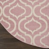 image:imageNourison Home Jubilant Grey 53 x 73 Area Rug  Easy Clean Non Shedding Bed Room Living Room Dining Room Kitchen 5 x 7Pink