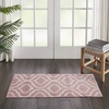 image:imageNourison Home Jubilant Grey 53 x 73 Area Rug  Easy Clean Non Shedding Bed Room Living Room Dining Room Kitchen 5 x 7Pink