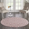 image:imageNourison Home Jubilant Grey 53 x 73 Area Rug  Easy Clean Non Shedding Bed Room Living Room Dining Room Kitchen 5 x 7Pink