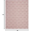 image:imageNourison Home Jubilant Grey 53 x 73 Area Rug  Easy Clean Non Shedding Bed Room Living Room Dining Room Kitchen 5 x 7Pink