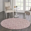 image:imageNourison Home Jubilant Grey 53 x 73 Area Rug  Easy Clean Non Shedding Bed Room Living Room Dining Room Kitchen 5 x 7Pink