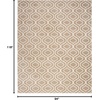 image:imageNourison Home Jubilant Grey 53 x 73 Area Rug  Easy Clean Non Shedding Bed Room Living Room Dining Room Kitchen 5 x 7Taupe