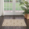 image:imageNourison Home Jubilant Grey 53 x 73 Area Rug  Easy Clean Non Shedding Bed Room Living Room Dining Room Kitchen 5 x 7Taupe