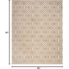 image:imageNourison Home Jubilant Grey 53 x 73 Area Rug  Easy Clean Non Shedding Bed Room Living Room Dining Room Kitchen 5 x 7Taupe