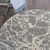 image:imageNourison Home Jubilant Grey 53 x Round Area Rug  Easy Clean Non Shedding Bed Room Living Room Dining Room Kitchen 5 x RoundGrey