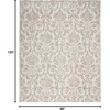 image:imageNourison Home Jubilant Ivory Beige 8 x 10 Area Rug  Easy Clean Non Shedding Bed Room Living Room Dining Room Kitchen 8 x 10
