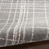 image:imageNourison Home Jubilant Ivory Navy 2 x 4 Area Rug  Easy Clean Non Shedding Bed Room Living Room Dining Room Kitchen 2 x 4Grey