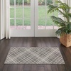 image:imageNourison Home Jubilant Ivory Navy 2 x 4 Area Rug  Easy Clean Non Shedding Bed Room Living Room Dining Room Kitchen 2 x 4Grey