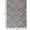 image:imageNourison Home Jubilant Ivory Navy 2 x 4 Area Rug  Easy Clean Non Shedding Bed Room Living Room Dining Room Kitchen 2 x 4Grey