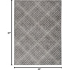image:imageNourison Home Jubilant Ivory Navy 2 x 4 Area Rug  Easy Clean Non Shedding Bed Room Living Room Dining Room Kitchen 2 x 4Grey