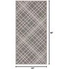 image:imageNourison Home Jubilant Ivory Navy 2 x 4 Area Rug  Easy Clean Non Shedding Bed Room Living Room Dining Room Kitchen 2 x 4Grey