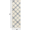 image:imageNourison Home Jubilant Ivory Navy 2 x 4 Area Rug  Easy Clean Non Shedding Bed Room Living Room Dining Room Kitchen 2 x 4Ivory Navy