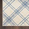 image:imageNourison Home Jubilant Ivory Navy 2 x 4 Area Rug  Easy Clean Non Shedding Bed Room Living Room Dining Room Kitchen 2 x 4Ivory Navy