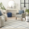 image:imageNourison Home Jubilant Ivory Navy 2 x 4 Area Rug  Easy Clean Non Shedding Bed Room Living Room Dining Room Kitchen 2 x 4Ivory Navy