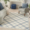 image:imageNourison Home Jubilant Ivory Navy 2 x 4 Area Rug  Easy Clean Non Shedding Bed Room Living Room Dining Room Kitchen 2 x 4Ivory Navy