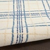 image:imageNourison Home Jubilant Ivory Navy 2 x 4 Area Rug  Easy Clean Non Shedding Bed Room Living Room Dining Room Kitchen 2 x 4Ivory Navy