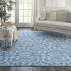 image:imageNourison Home Jubilant Ivory Pink 6 x 9 Area Rug  Easy Clean Non Shedding Bed Room Living Room Dining Room Kitchen 6 x 9Blue