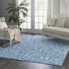 image:imageNourison Home Jubilant Ivory Pink 6 x 9 Area Rug  Easy Clean Non Shedding Bed Room Living Room Dining Room Kitchen 6 x 9Blue