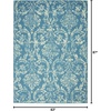 image:imageNourison Home Jubilant Ivory Pink 6 x 9 Area Rug  Easy Clean Non Shedding Bed Room Living Room Dining Room Kitchen 6 x 9Blue