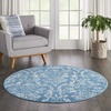 image:imageNourison Home Jubilant Ivory Pink 6 x 9 Area Rug  Easy Clean Non Shedding Bed Room Living Room Dining Room Kitchen 6 x 9Blue