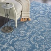 image:imageNourison Home Jubilant Ivory Pink 6 x 9 Area Rug  Easy Clean Non Shedding Bed Room Living Room Dining Room Kitchen 6 x 9Blue