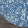 image:imageNourison Home Jubilant Ivory Pink 6 x 9 Area Rug  Easy Clean Non Shedding Bed Room Living Room Dining Room Kitchen 6 x 9Blue