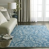 image:imageNourison Home Jubilant Ivory Pink 6 x 9 Area Rug  Easy Clean Non Shedding Bed Room Living Room Dining Room Kitchen 6 x 9Blue