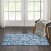 image:imageNourison Home Jubilant Ivory Pink 6 x 9 Area Rug  Easy Clean Non Shedding Bed Room Living Room Dining Room Kitchen 6 x 9Blue