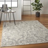 image:imageNourison Home Jubilant Ivory Pink 6 x 9 Area Rug  Easy Clean Non Shedding Bed Room Living Room Dining Room Kitchen 6 x 9Grey