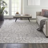 image:imageNourison Home Jubilant Ivory Pink 6 x 9 Area Rug  Easy Clean Non Shedding Bed Room Living Room Dining Room Kitchen 6 x 9Grey
